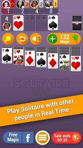 Изображение игры: Solitaire Live