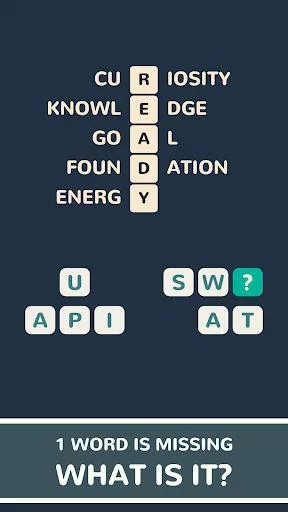 Изображение игры: 1 Crossword - Free Word Game