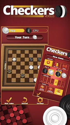 Изображение игры: Checkers Versus