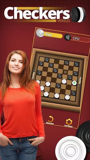 Изображение игры: Checkers Versus