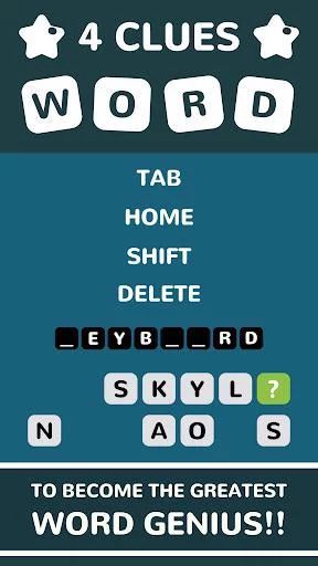 Изображение игры: 4 Clues 1 Word