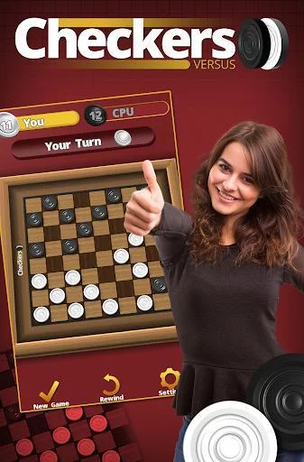 Изображение игры: Checkers Versus