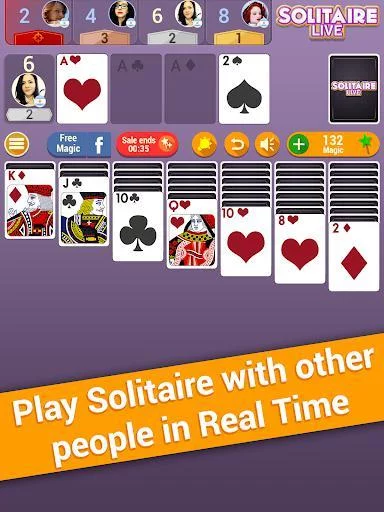 Изображение игры: Solitaire Live