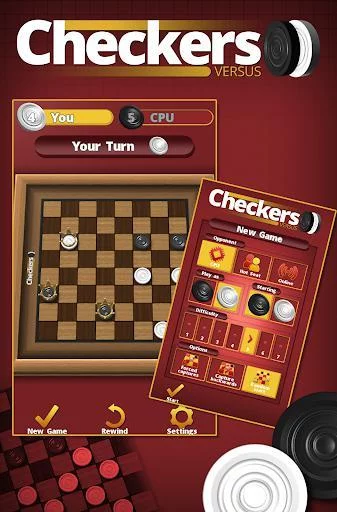 Изображение игры: Checkers Versus