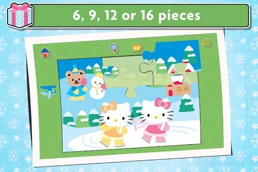 Изображение игры: Hello Kitty Christmas Puzzles - Games for Kids 🎄