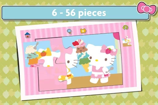 Изображение игры: Hello Kitty Jigsaw Puzzles - Games for Kids ❤