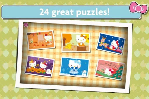 Изображение игры: Hello Kitty Jigsaw Puzzles - Games for Kids ❤