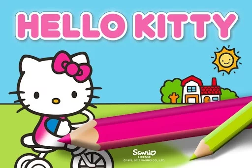 Изображение игры: Hello Kitty Coloring Book - Cute Drawing Game