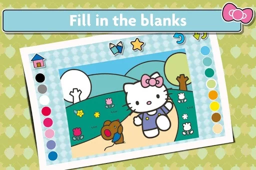Изображение игры: Hello Kitty Coloring Book - Cute Drawing Game