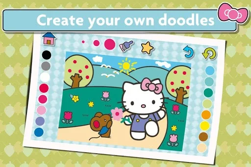 Изображение игры: Hello Kitty Coloring Book - Cute Drawing Game