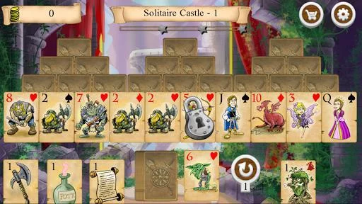 Изображение игры: Legends of Solitaire TriPeaks
