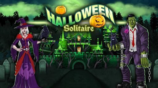 Изображение игры: Halloween Tri-peaks Solitaire