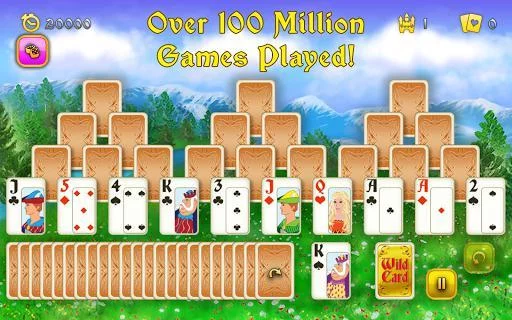 Изображение игры: Magic Towers Solitaire - Tri Peaks