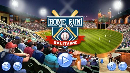 Изображение игры: Home Run Tri Peaks Solitaire