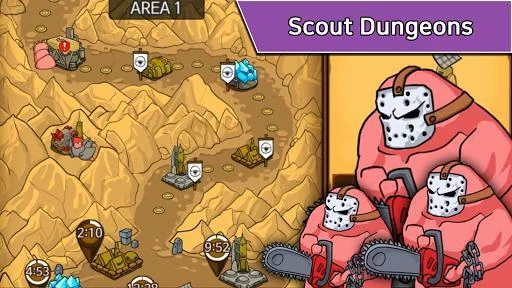 Изображение игры: Missile Dude RPG: Tap Tap Missile
