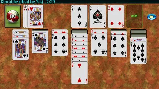 Изображение игры: Stellar Solitaire
