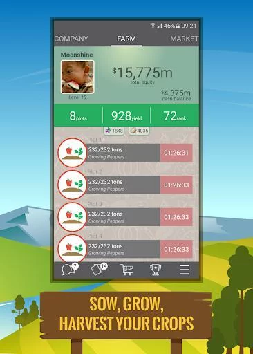 Изображение игры: Farm Wars - Crops Trade Manager