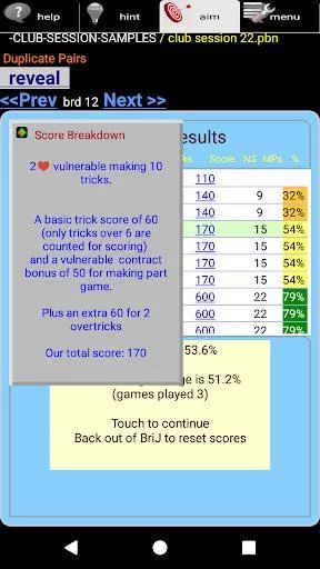 Изображение игры: BJ Bridge Standard American 2018