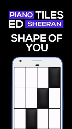 Изображение игры: Piano Tiles Ed Sheeran Shape of You