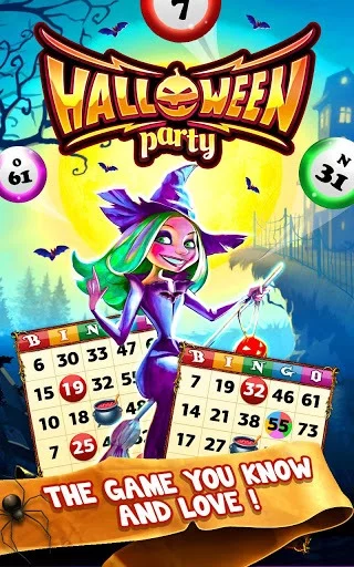 Изображение игры: Halloween Bingo - Free Bingo Games