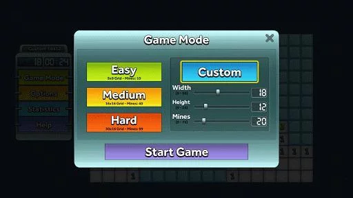 Изображение игры: Simple Minesweeper