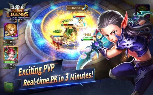 Изображение игры: Brave Legends: Heroes Awaken