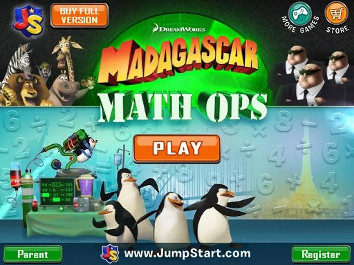 Изображение игры: Madagascar Math Ops Free