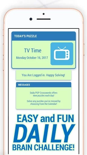 Изображение игры: Daily POP Crosswords: Free Daily Crossword Puzzle