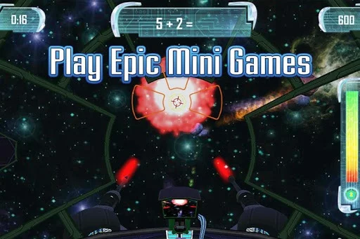Изображение игры: Math Blaster