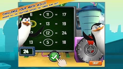 Изображение игры: Madagascar Math Ops Free