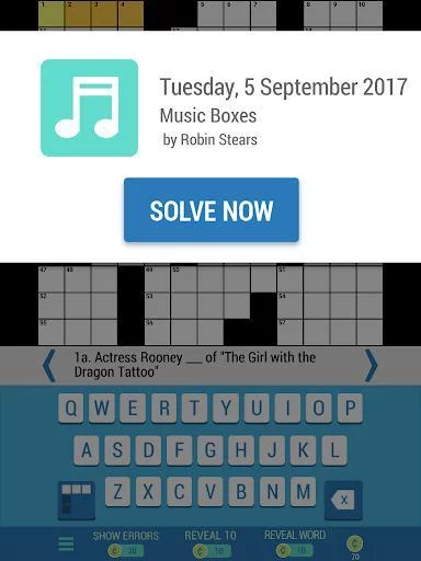 Изображение игры: Daily POP Crosswords: Free Daily Crossword Puzzle
