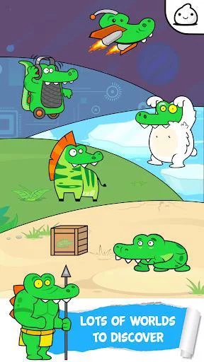 Изображение игры: Crocodile Evolution Game