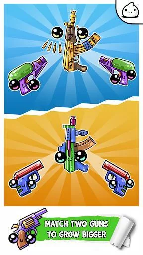 Изображение игры: Guns Evolution - Idle Cute Clicker Game Kawaii