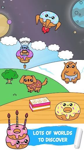 Изображение игры: Donut Evolution Clicker