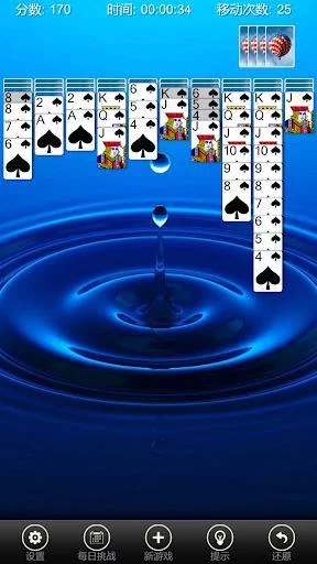 Изображение игры: Spider Solitaire Pro+