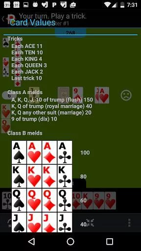 Изображение игры: Pinochle Free