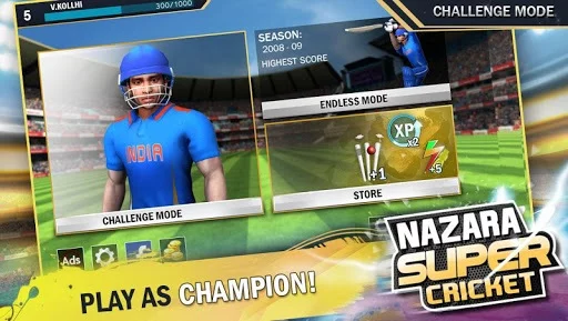 Изображение игры: Nazara Super Cricket