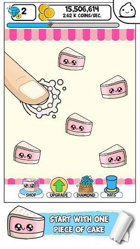 Изображение игры: Cakes Evolution - Idle Cute Clicker Game Kawaii