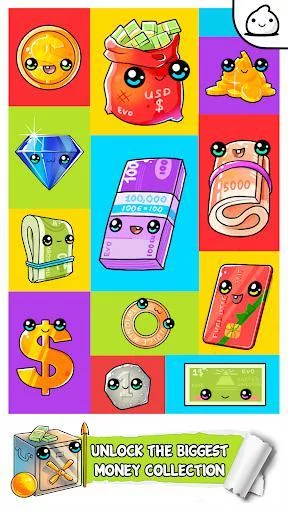 Изображение игры: Money Evolution - Idle Cute Clicker Game Kawaii