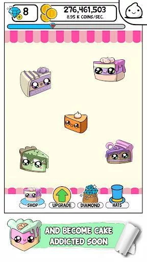Изображение игры: Cakes Evolution - Idle Cute Clicker Game Kawaii