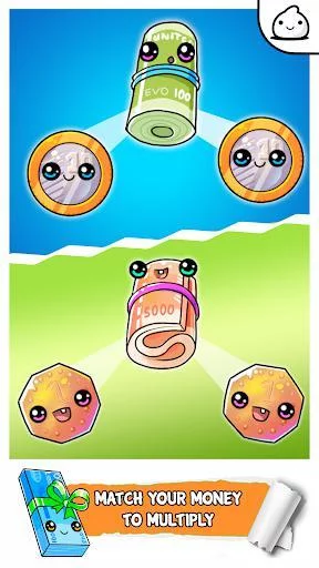 Изображение игры: Money Evolution - Idle Cute Clicker Game Kawaii