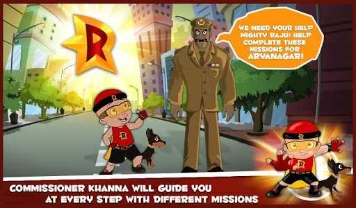 Изображение игры: Mighty Raju Run