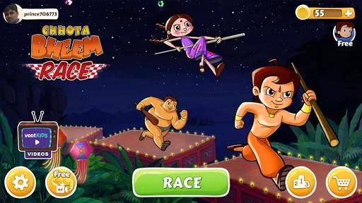 Изображение игры: Chhota Bheem Race Game