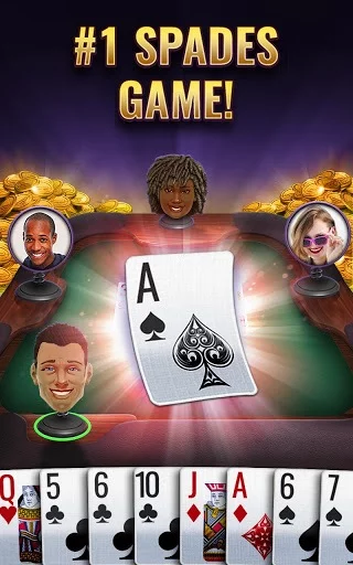 Изображение игры: Spades Royale - Play Free Spades Cards Game Online