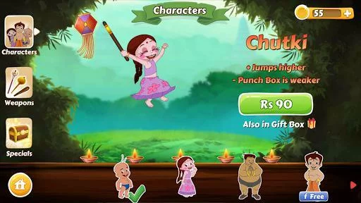 Изображение игры: Chhota Bheem Race Game