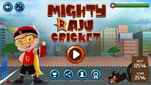 Изображение игры: Mighty Raju Cricket