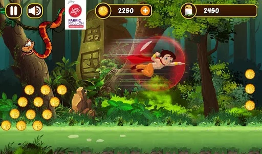 Изображение игры: Chhota Bheem Jungle Run