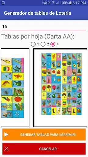 Изображение игры: Tablas de Lotería MX