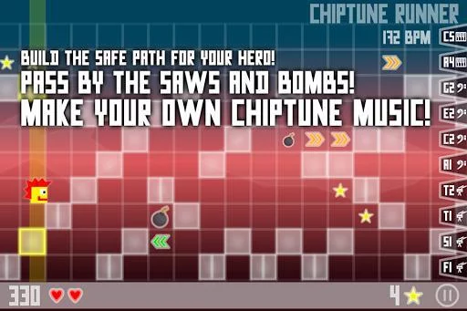 Изображение игры: Chiptune Runner