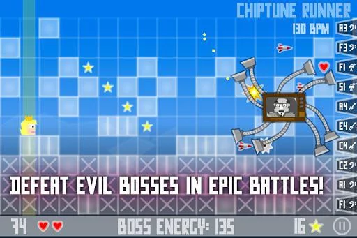 Изображение игры: Chiptune Runner